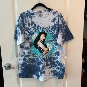 Selena Queen of Cumbia Crew Neck Tie Dye Tee